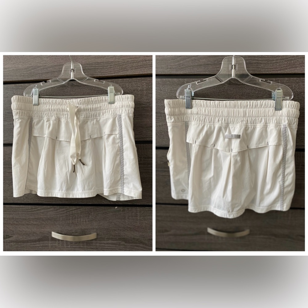 🍋Lululemon Like New Wet•Dry•Warm White Skirt Size 8